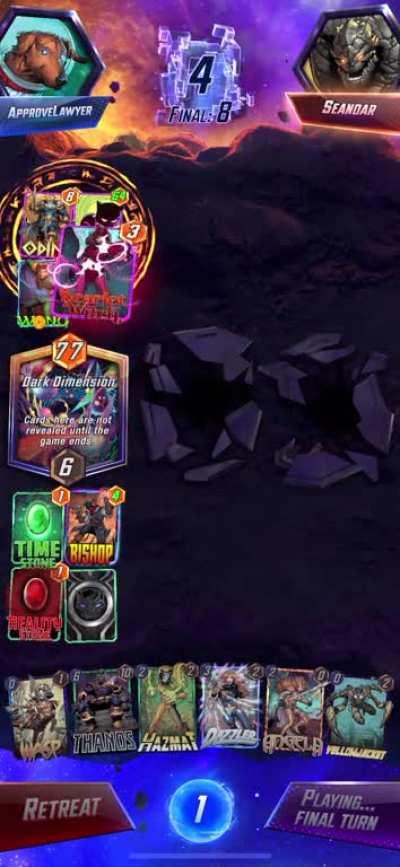 Odin on Scarlet Witch is honestly just purely chaotic