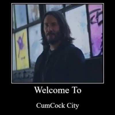 Welcome to cumcock city.