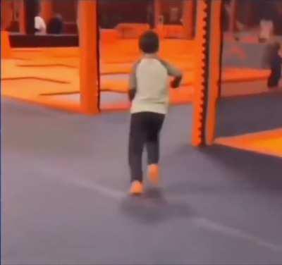 They need me on the trampoline