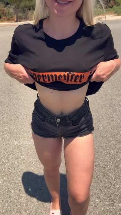 Get yourself a girl that can drink and has big boobs hiding under her shirt, that you can unpack everytime you feel like it