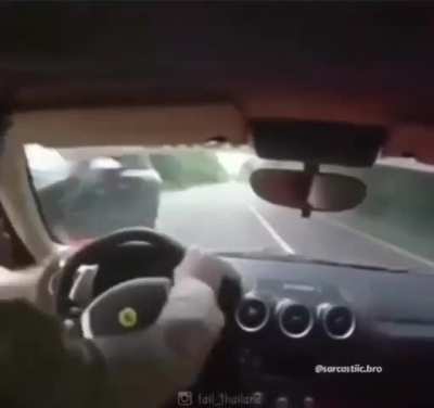 Boys after dodging death by an inch