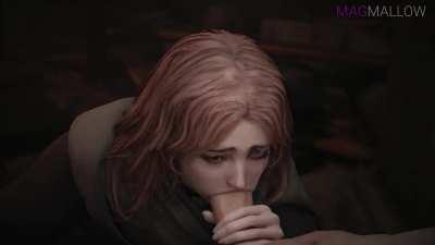 Melina sucking dick (MagMallow)