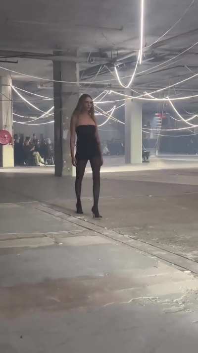 Cara walks for Vetements Spring/Summer 2026 Show in Paris - IG October 2025