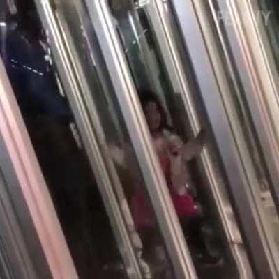 Kids running around in a glass maze are hilarious