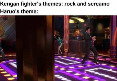 They groovin' to Haruo's theme