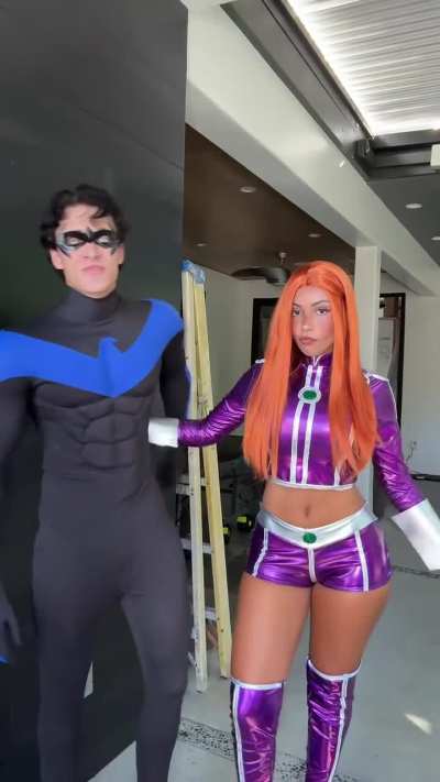 “Nightwing x Starfire” Tiktok October 2025