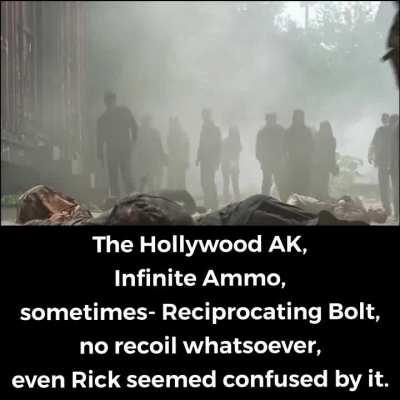 Why would you even use a fully auto weapon in a post apocalyptic situation? Make them bullets count!