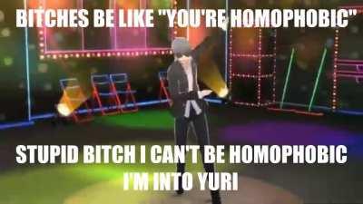 I literally can't be homophobic >:(