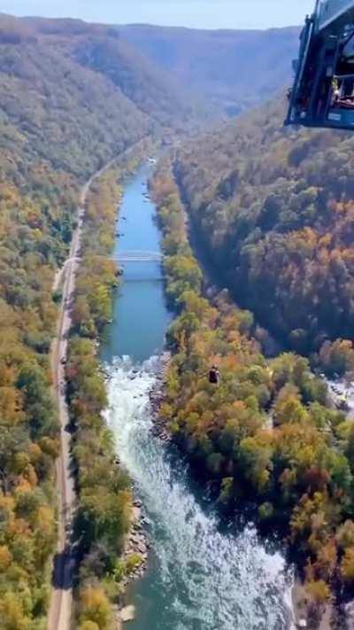 While I catapult myself into this gorge