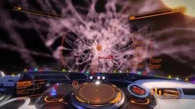 Poor NPC didn't know I had 7 pack hounds on my Cutter!