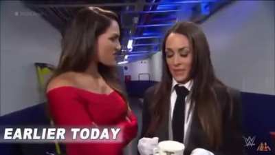 Nikki bella bossing around Brie