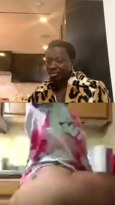 Michael Blackson Instagram Livestream 4/28