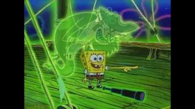 A Spongebob-Gizz meme