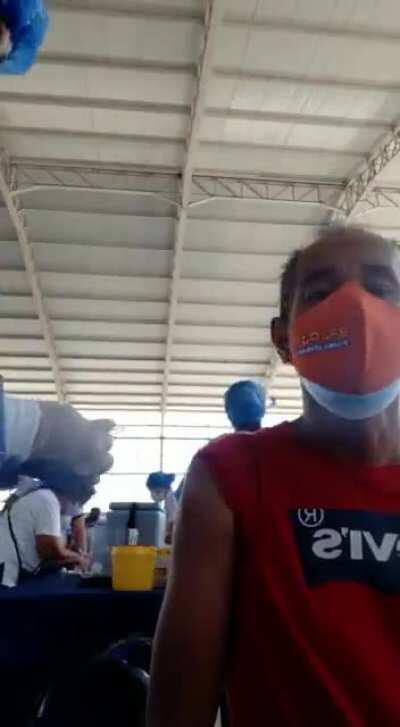 When you finally think you're getting vaccinated for COVID-19 (look closely)