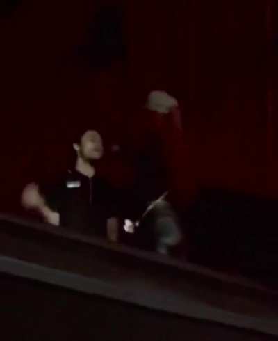 Woman loses it during move Gladiator 2