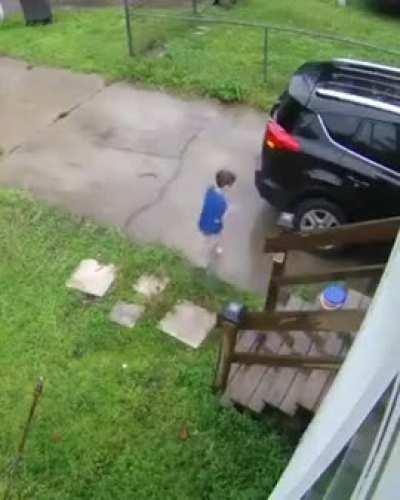 Kid slashes his mother's tires to avoid going to school.