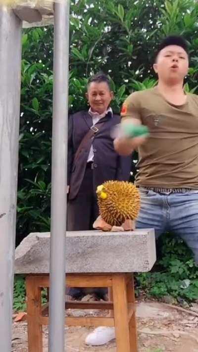 This guy has superhuman strenght and durability