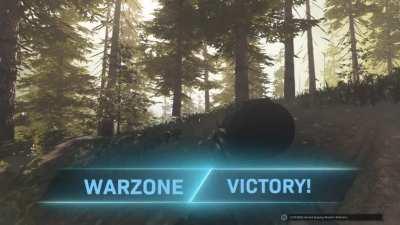 NEVER turn your back on a self revive. First WARZONE Win, I’m sorry I sound 12.