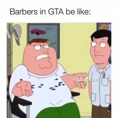 Getting a haircut in GTA