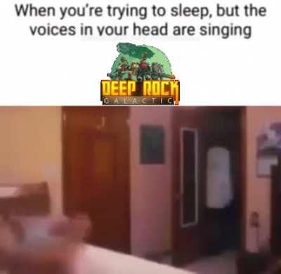 Man having a seizure on he bed (Rock and stone)