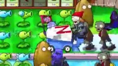 When Vtuber playing plants vs zombies:
