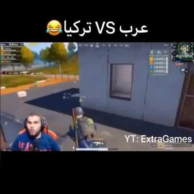 When an Arabic guy play with a Turkish guy