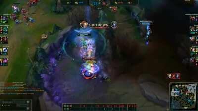 My Ezreal 1v5 I pulled off in Diamond 2