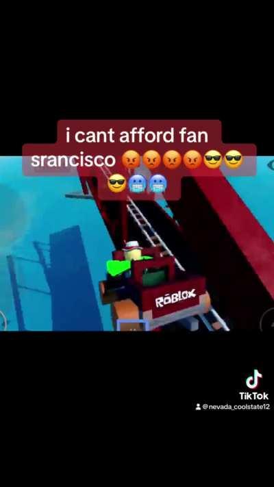 couldn’t afford fan srancisco 😡
