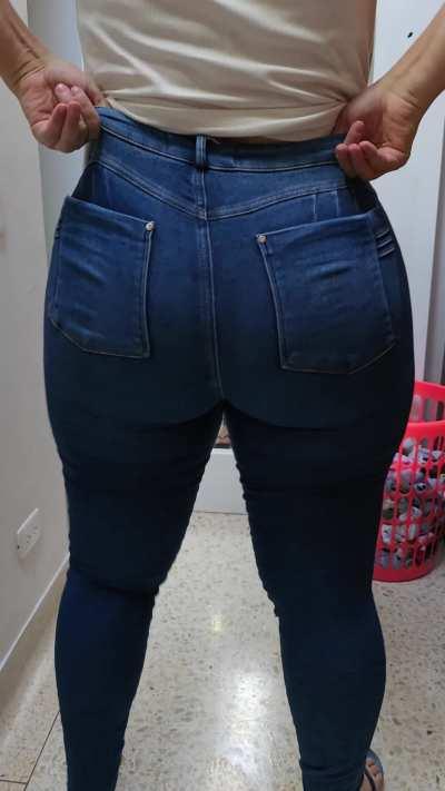 tight jeans   for today   imagine im walking in the street