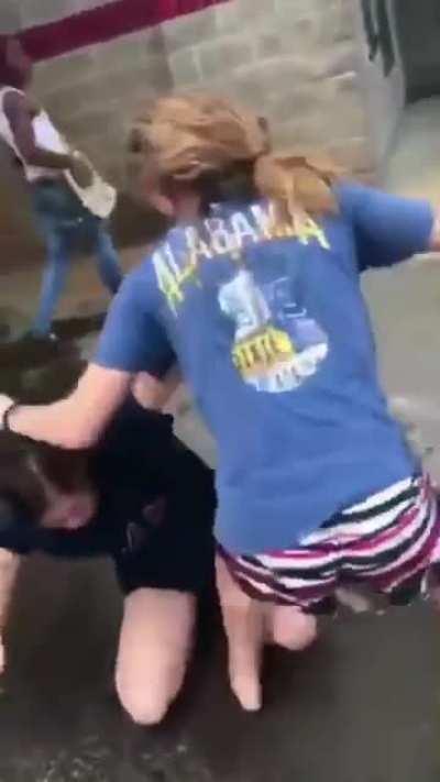 Bitch gets her ass beat