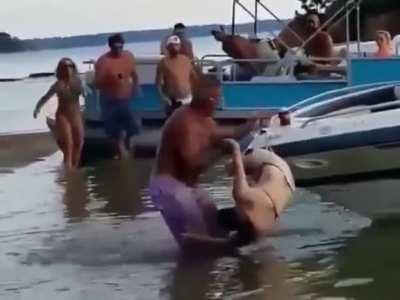 HMC while I get out of the boat