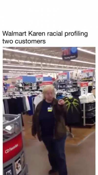 Walmart Karen racial profiling