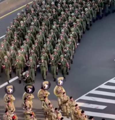 North Korean Soldi- Oh sorry I meant U.S soldiers practicing for Trump’s birthday parade this weekend