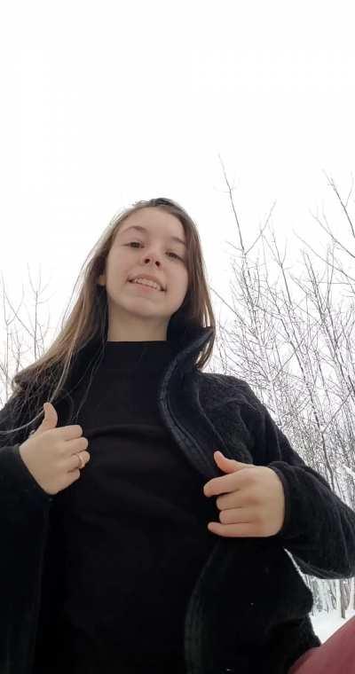 Tiny snowy titty drop anyone?