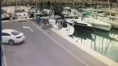 Forgetting about the handbrake