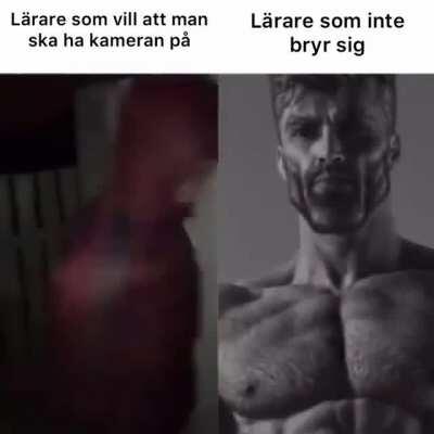 Lärare som inte frågar för sånt här skit är giga chads