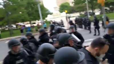 This did not need to happen there is no reason to shove or show force