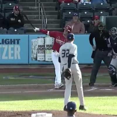 Foul Ball Hits Fan’s Beer at Springfield Cardinals Game