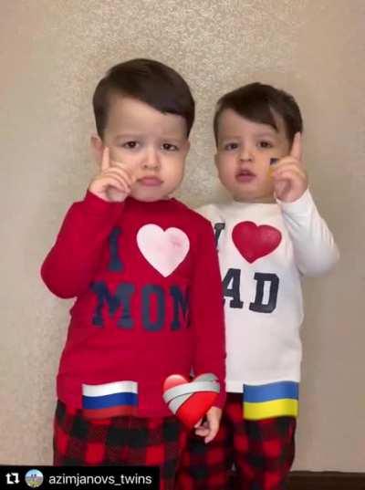 Using little kids for content about war is just cringe