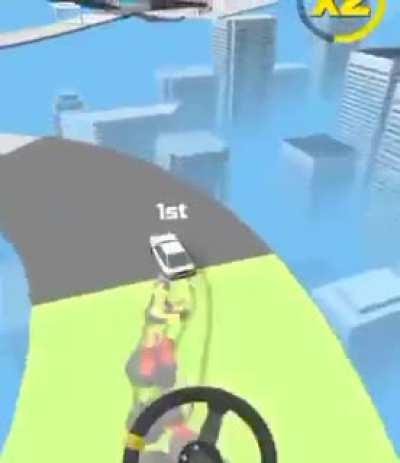 More footage of the funny drift game