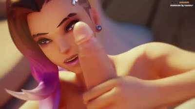 Sombra’s intimate handjob (fatcat17)