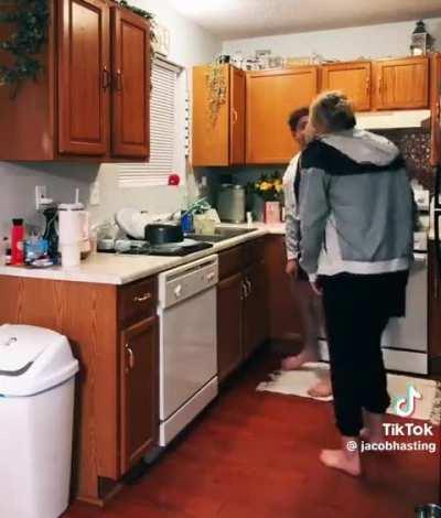 She caught her boyfriend cheating