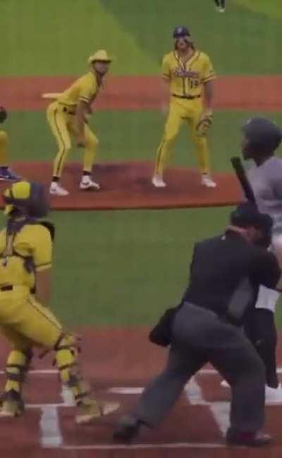 Really threw him a curve ball