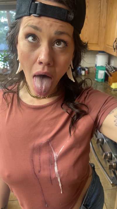 Ahegao always looks better with cum
