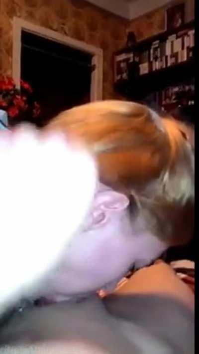 Blonde with Impressive Deepthroat