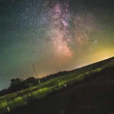 Earth spinning through Space.