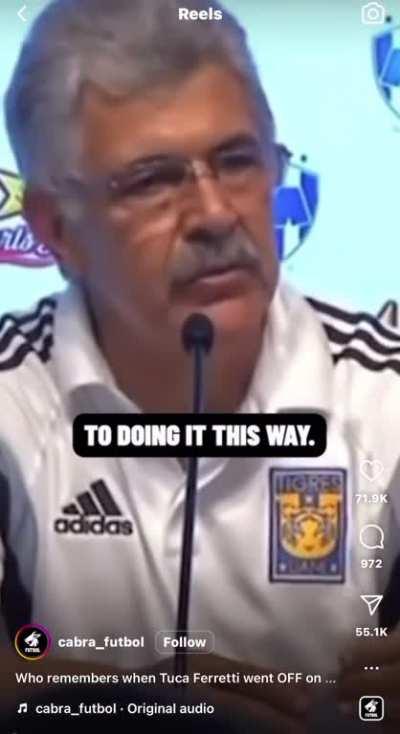 Throwback to this legendary Tuca press conference