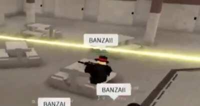 Banzai, on a Roblox Game