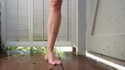 Outdoor shower video