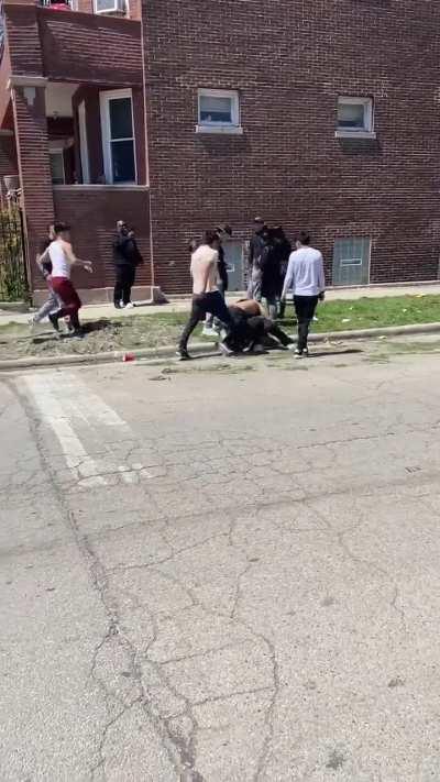 Migrants going crazy on the block😭😭